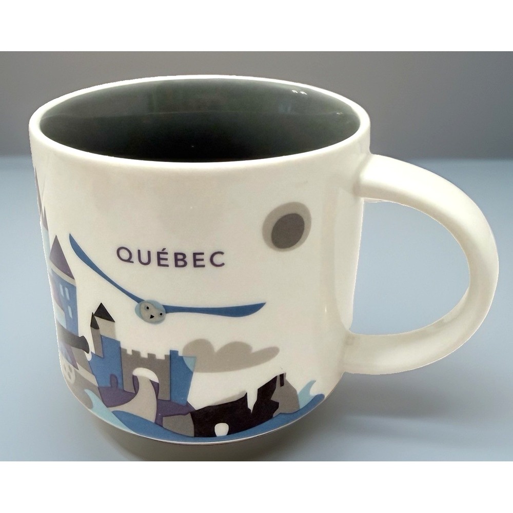 Starbucks Coffee Cup Quebec You Are Here Series Collection 14oz Tea Mug 2015